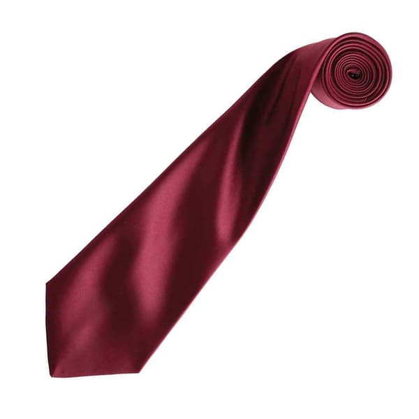 Premier Unisex Adult Colours Satin Tie