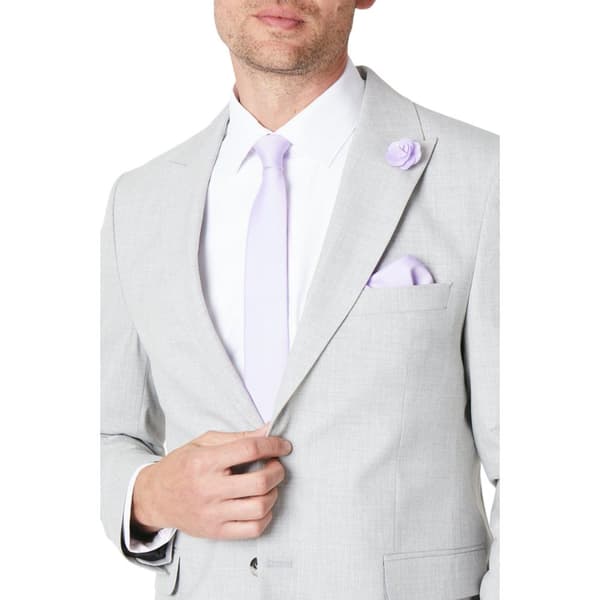 Burton Mens Wedding Tie & Lapel Set