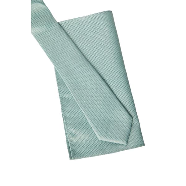 Burton Mens Patterned Textured Tie & Pocket Square Set