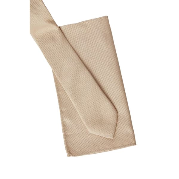 Burton Mens Patterned Textured Tie & Pocket Square Set