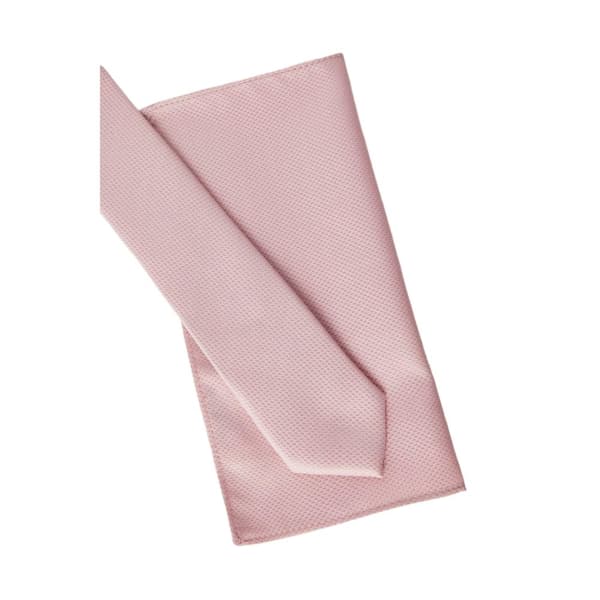Burton Mens Patterned Textured Tie & Pocket Square Set