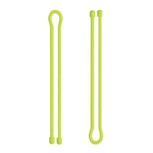 återanvändbar gummikravatt 12 "(2pk) nite ize - neon gul