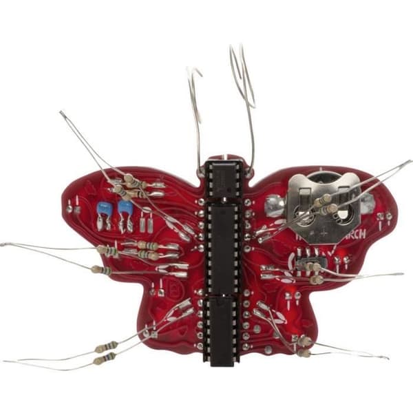 Kit att montera - Whadda - WSAK208 Butterfly Model - Röd - Vuxen - Blandat