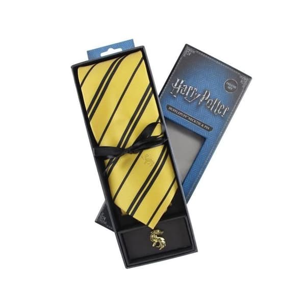 Hufflepuff slips &amp; badge set - Cinereplicas - Harry Potter - Gul - Polyester