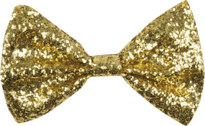 Glitterfluga | Guldfärgad Fluga | Bow Tie Guld
