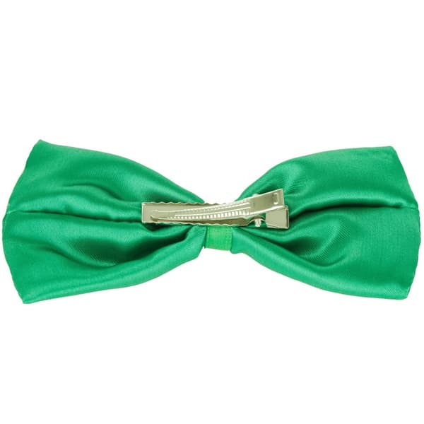 St. Patrick’s Day hårclips glänsande rosett - grön