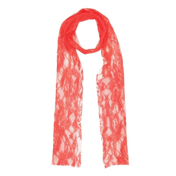 Bristol Novelty Unisex Adults 80s Lace Scarf