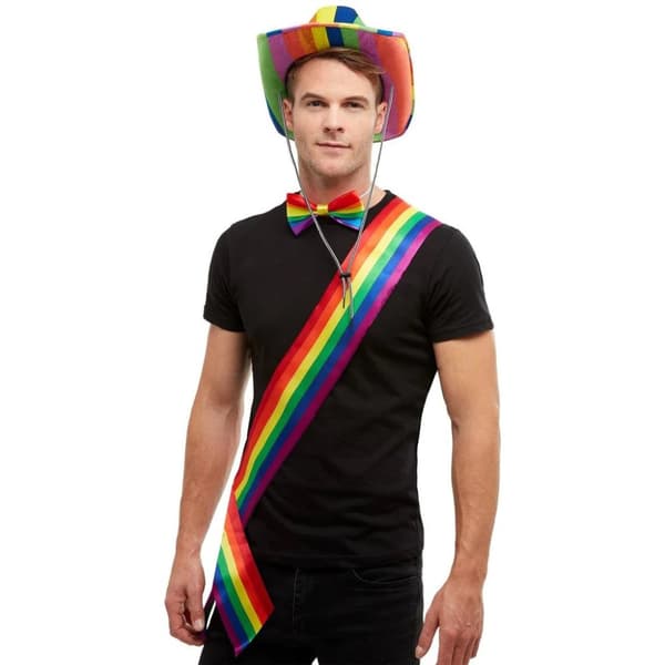 Bristol Novelty Unisex Adults Rainbow Sash