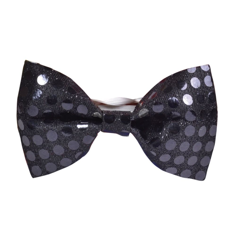 Bristol Novelty Svart paljettbåge med paljetter