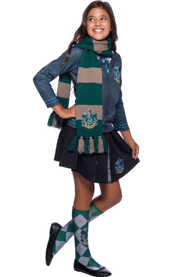 Slytherin deluxe huivi kaulaliina harry potter