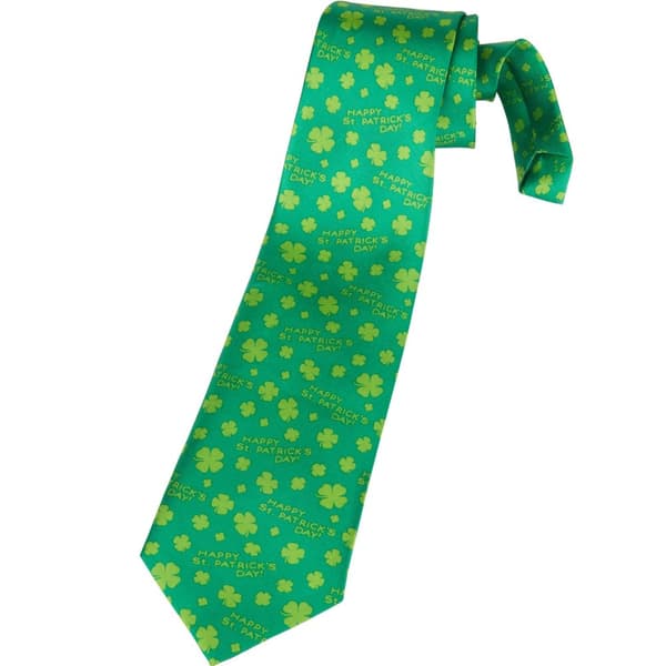 St. Patrick’s Day Slips med Kløverblade og skrift - grøn