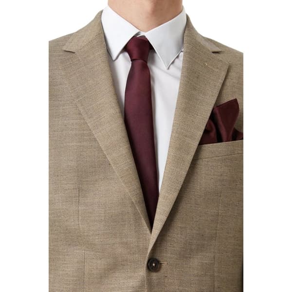 Burton Sæt med slips og lommeklud Burgundy One Size