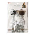 Miniatyrbild 2 av 6: Silver Maskeradkit med Paljetter 3-pack