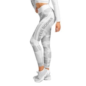Camo High Tights, white camo, Better Bodies