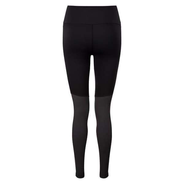 TriDri Womens/Ladies Rib Knit Contrast Bottom Yoga Leggings