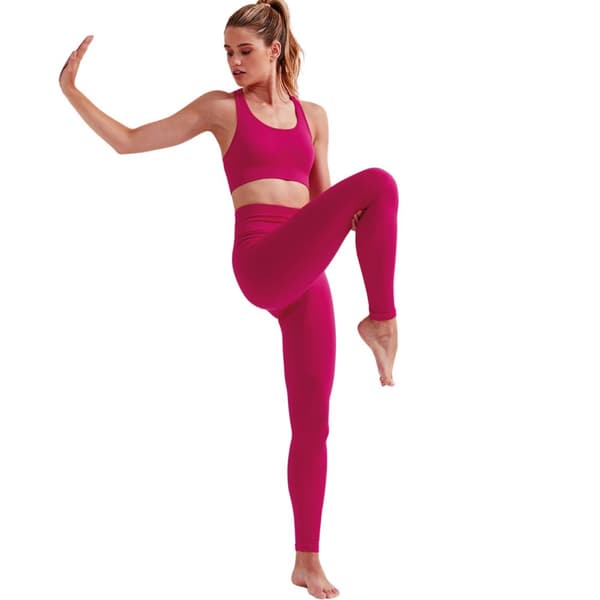 TriDri Kvinnor/Damer Seamless 3D Fit Multi-Sport Sculpt Solid Colour Leggings
