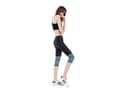 Miniatyrbild 6 av 11: Svarta Capri Leggings med Snäckslasmönster