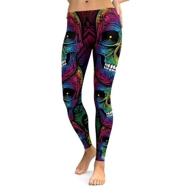 Träningsleggings multifärg M