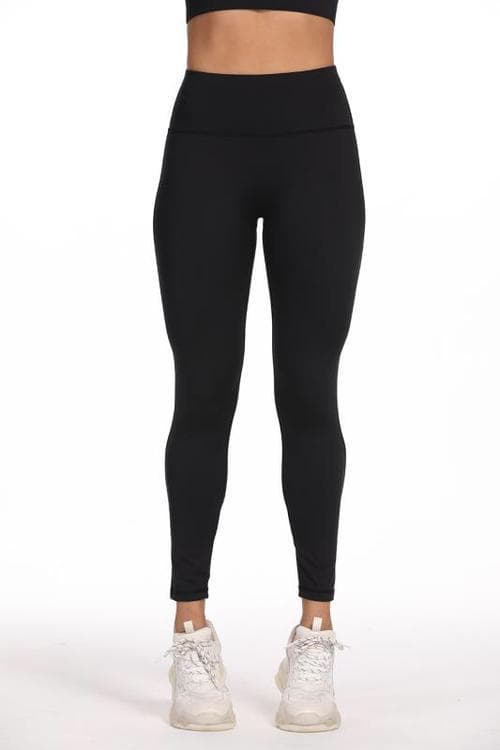 Leggings med hög midja Svart