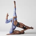 Miniatyrbild 5 av 5: Blå Mandala Blomster Yoga Capri Legging