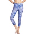 Miniatyrbild 2 av 5: Blå Mandala Blomster Yoga Capri Legging