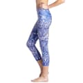 Miniatyrbild 1 av 5: Blå Mandala Blomster Yoga Capri Legging