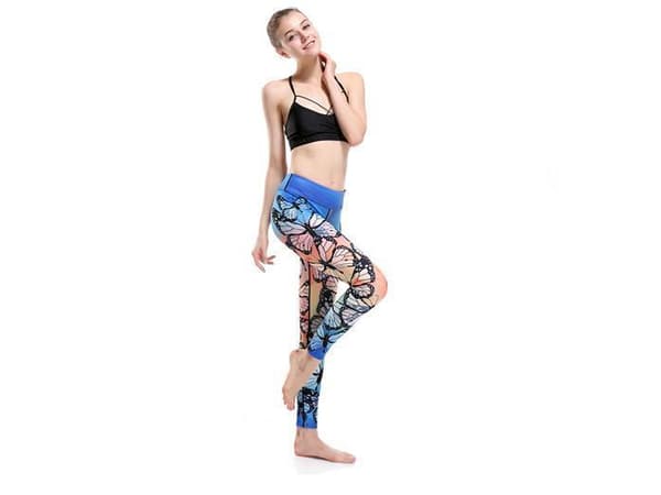 Graceful Butterfly Yoga Leggings