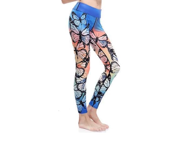 Graceful Butterfly Yoga Leggings