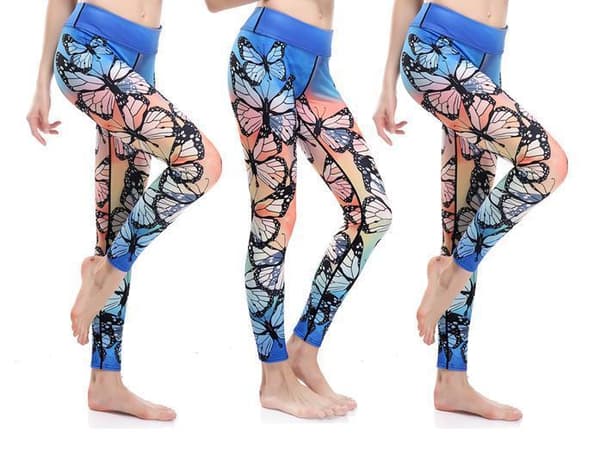 Graceful Butterfly Yoga Leggings