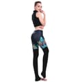 Miniatyrbild 3 av 9: Svarta Mönstrade Yoga Leggings