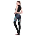 Miniatyrbild 6 av 9: Svarta Mönstrade Yoga Leggings