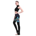 Miniatyrbild 7 av 9: Svarta Mönstrade Yoga Leggings