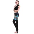Miniatyrbild 8 av 9: Svarta Mönstrade Yoga Leggings
