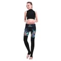 Miniatyrbild 9 av 9: Svarta Mönstrade Yoga Leggings