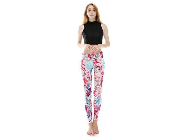 Cherry Blossom Yoga Leggings