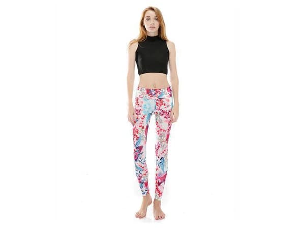 Cherry Blossom Yoga Leggings
