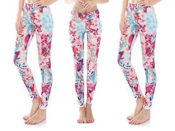 Cherry Blossom Yoga Leggings
