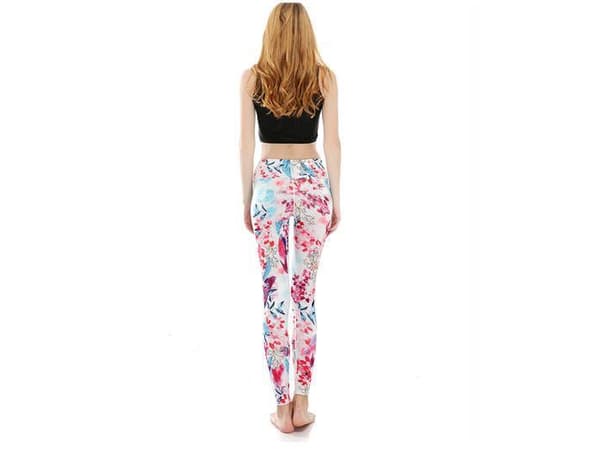 Cherry Blossom Yoga Leggings
