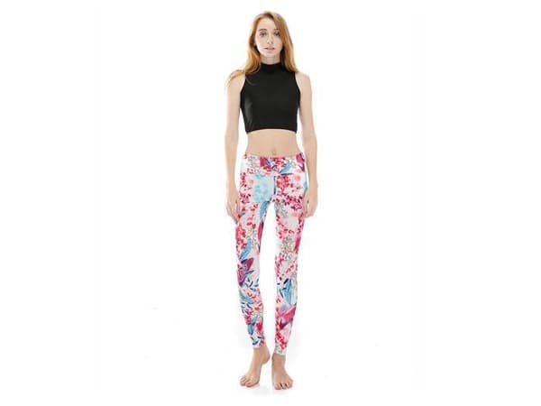 Cherry Blossom Yoga Leggings