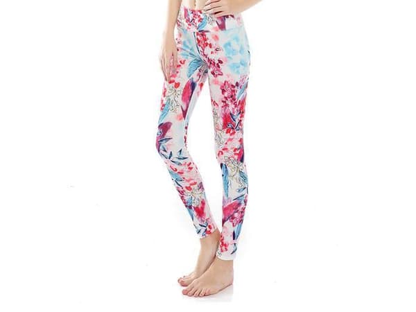 Cherry Blossom Yoga Leggings
