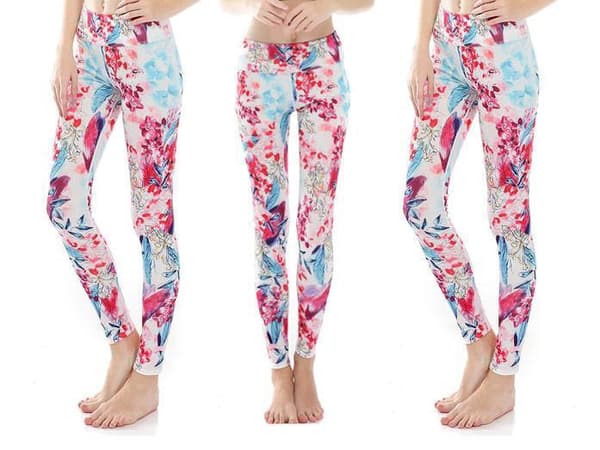Cherry Blossom Yoga Leggings