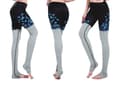 Miniatyrbild 1 av 4: Blå fjärils Yoga Leggings
