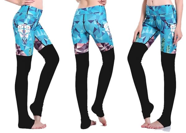 Blue Diamond Yoga Leggings