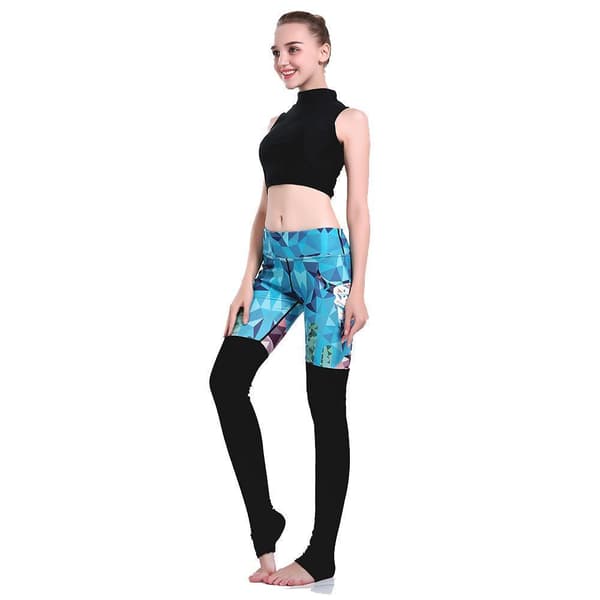 Blue Diamond Yoga Leggings