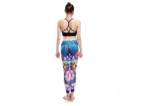 Tropisk Fågel Yoga Leggings