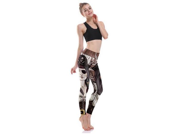Kvinnliga Pirat Yoga Leggings
