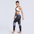 Miniatyrbild 3 av 10: Svarta Yoga Leggings Med Mönster