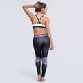 Miniatyrbild 5 av 10: Svarta Yoga Leggings Med Mönster