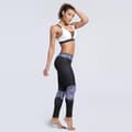 Miniatyrbild 9 av 10: Svarta Yoga Leggings Med Mönster