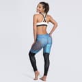 Miniatyrbild 4 av 8: Blågröna Mönstrade Yoga Leggings